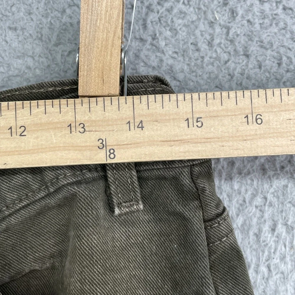 Vintage Levi's 560 Jeans 29x28* Army Green Loose Baggy‎ Taper Retro 90s Made USA